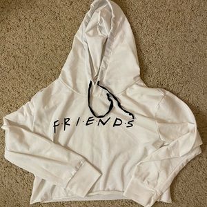 Friends cropped hoodie
